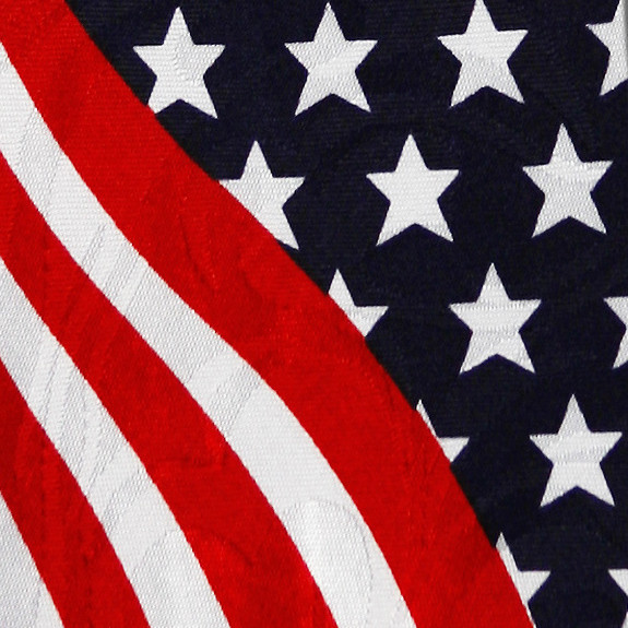 1038-100: Stars with Stripes Ties Flag Neckties by Steven Harris