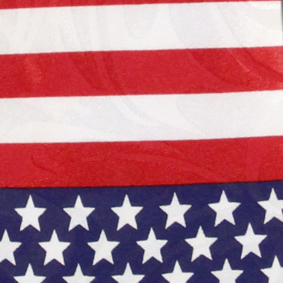 1041-100: Patriotic Stripes Tie Flags Horizontal Stars and Stripes Neckties by Steven Harris