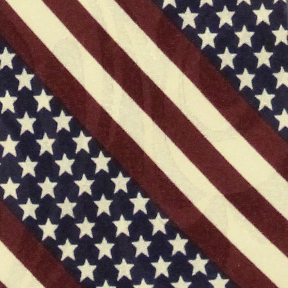 1043-102: Patriotic Striped Ties Flags Stars and Stripes Neckties Muted by Steven Harris