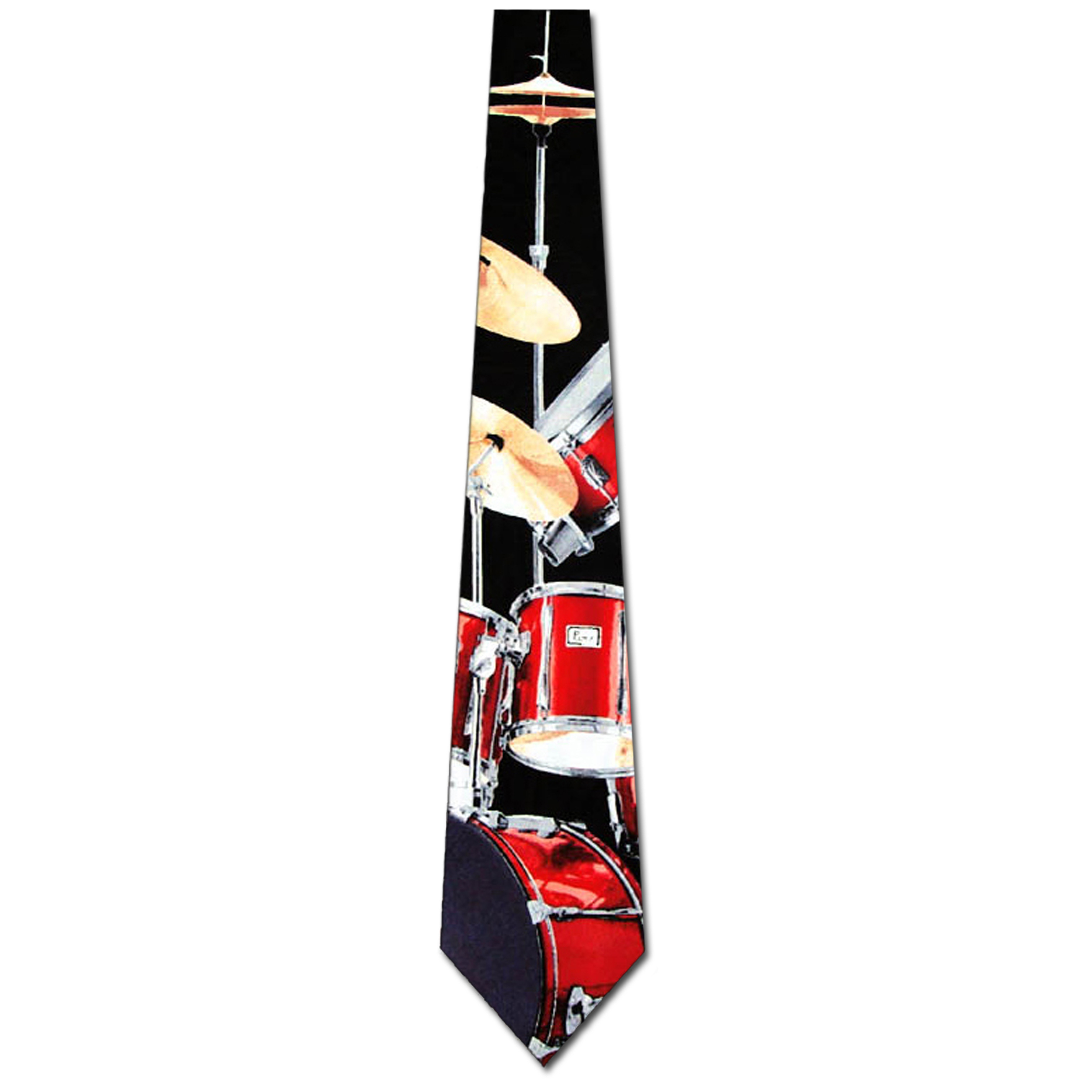 1055-102: Drum Set Ties Drummer Neckties by Steven Harris at Abcties.com