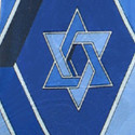 1132-100: Star of David Ties Jewish Neckties by Steven Harris