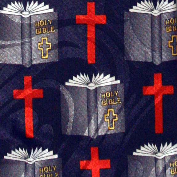 1133-102: Bible Ties Cross Neckties Repeat Navy by Steven Harris at Abcties.com