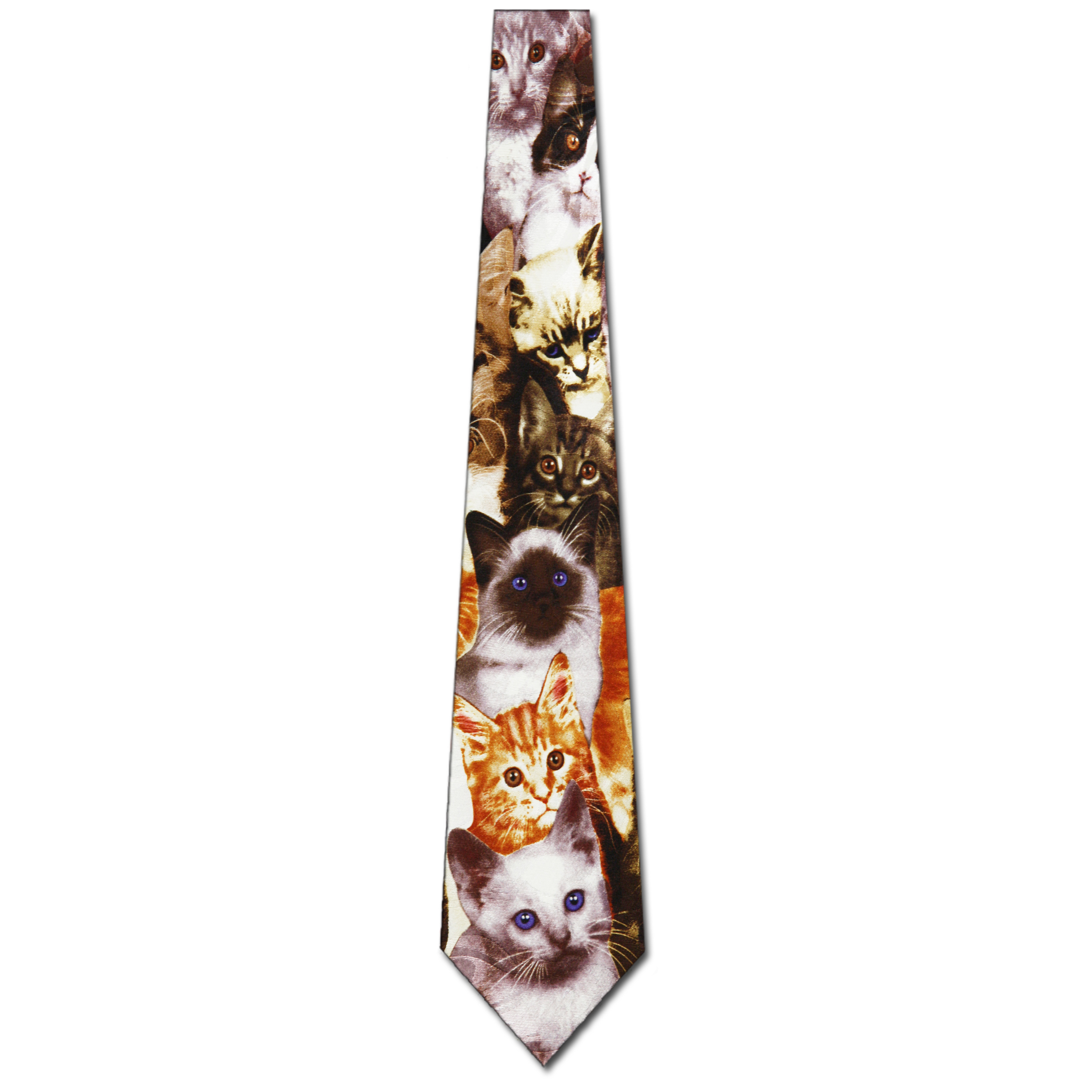1165-100: Cats Ties Kitty Neckties by Steven Harris at Abcties.com