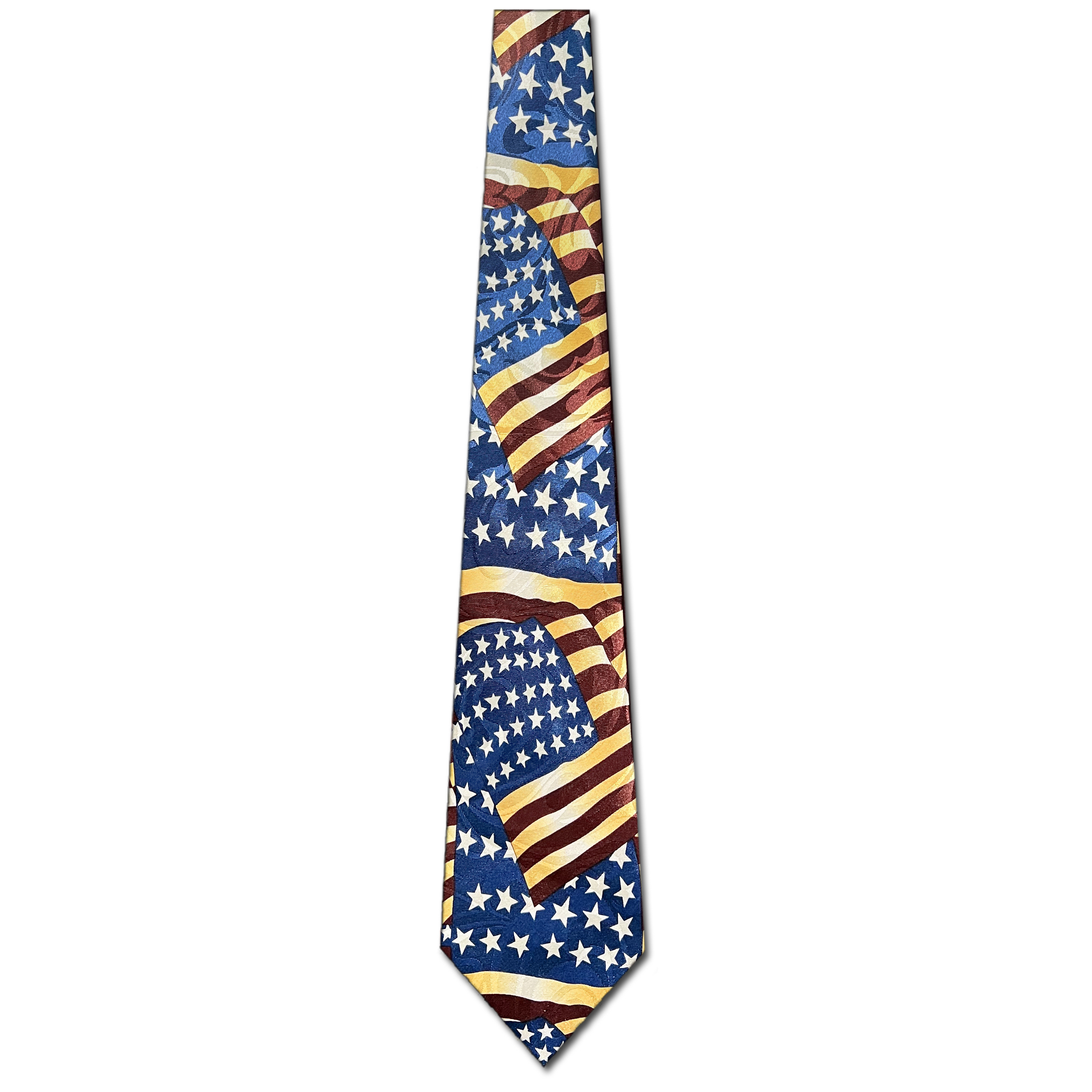 1231-100: Antique Flag Ties Vintage US Flags Necktie by Steven Harris at Abcties.com