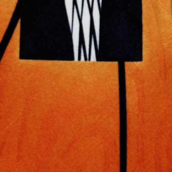 1246-100: Big Baskets Tie Black Basket Balls Neckties by Steven Harris