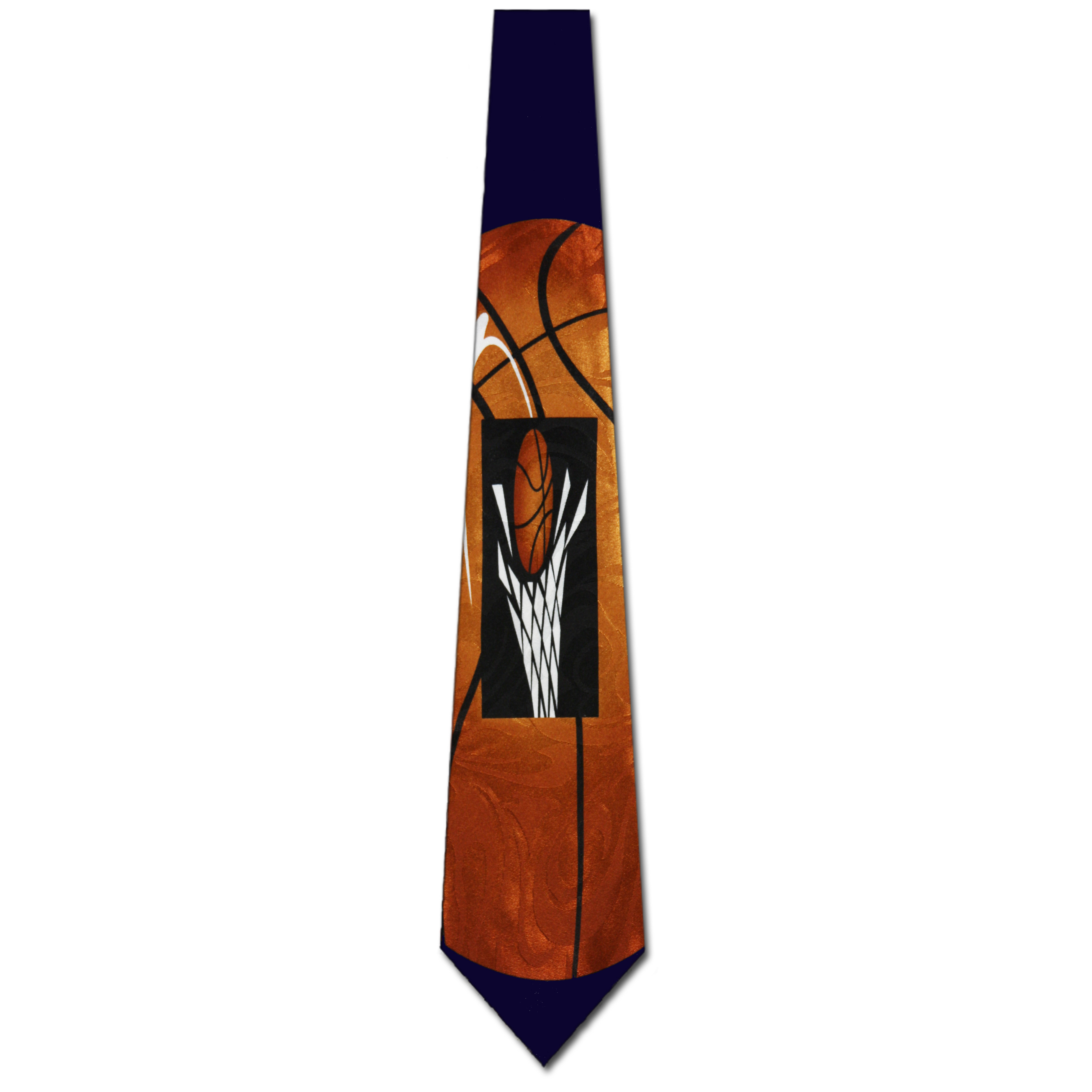 1246-102: Big Baskets Tie Navy Basket Balls Neckties by Steven Harris at Abcties.com