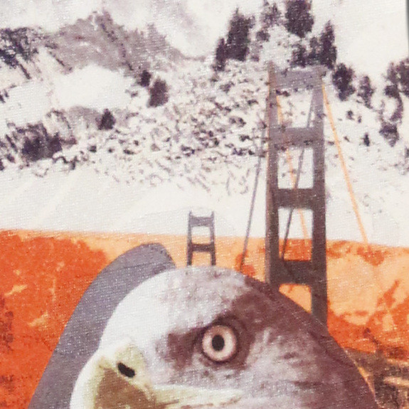1276-100: American Monuments Ties Liberty Fireworks Rushmore Golden Gate Neckties by Steven Harris