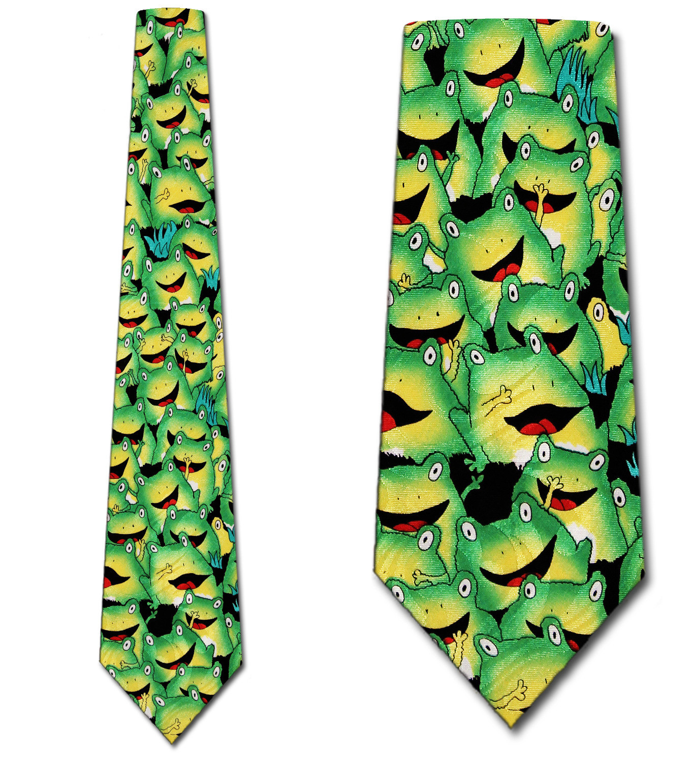1279-100: Frogs Ties Allover Neckties by Steven Harris