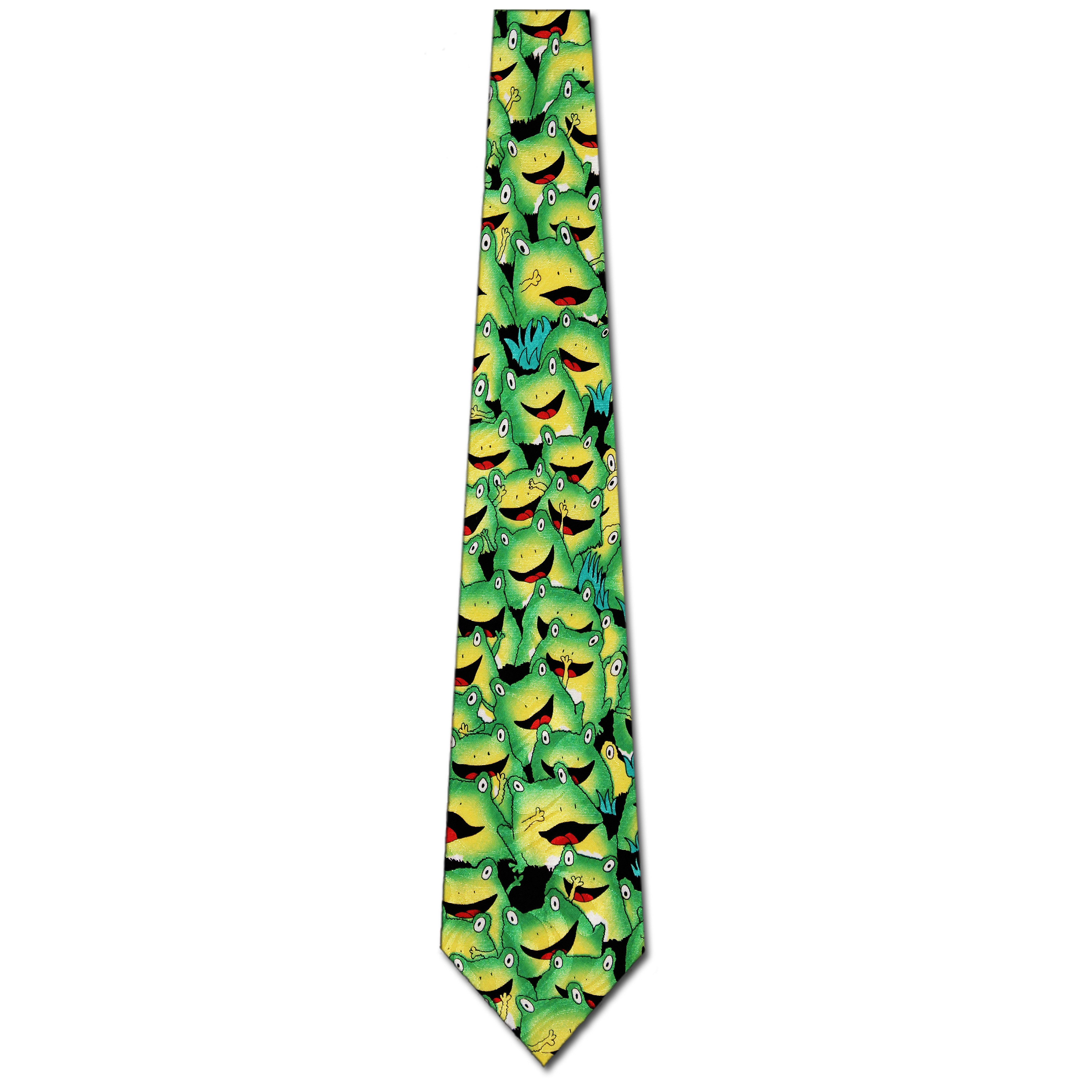 1279-100: Frogs Ties Allover Neckties by Steven Harris at Abcties.com