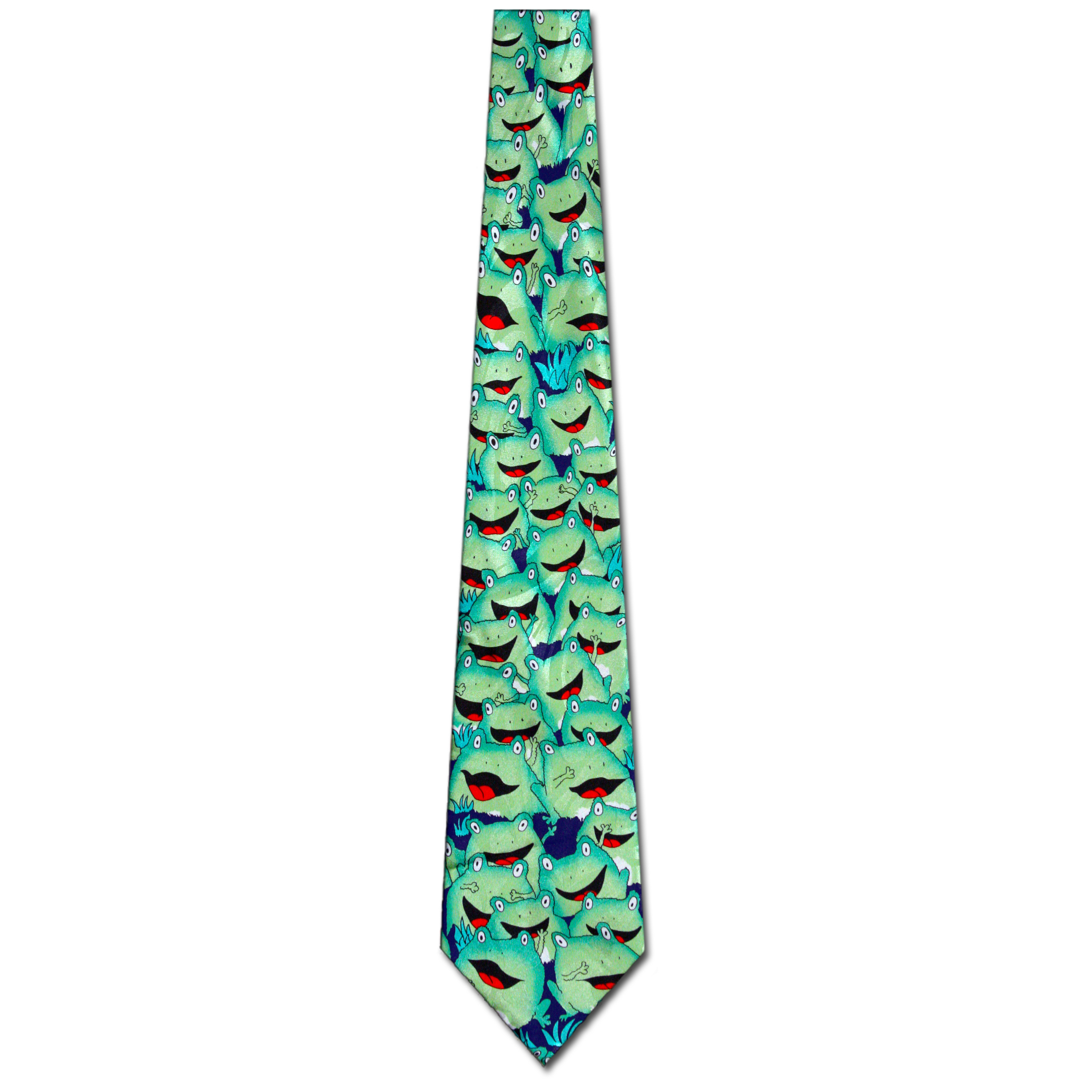 1279-102: Frogs Ties Allover Neckties Navy by Steven Harris at Abcties.com