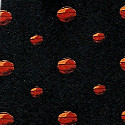 1293-100: Basketball Court Ties Black Basketballs Necktie by Steven Harris