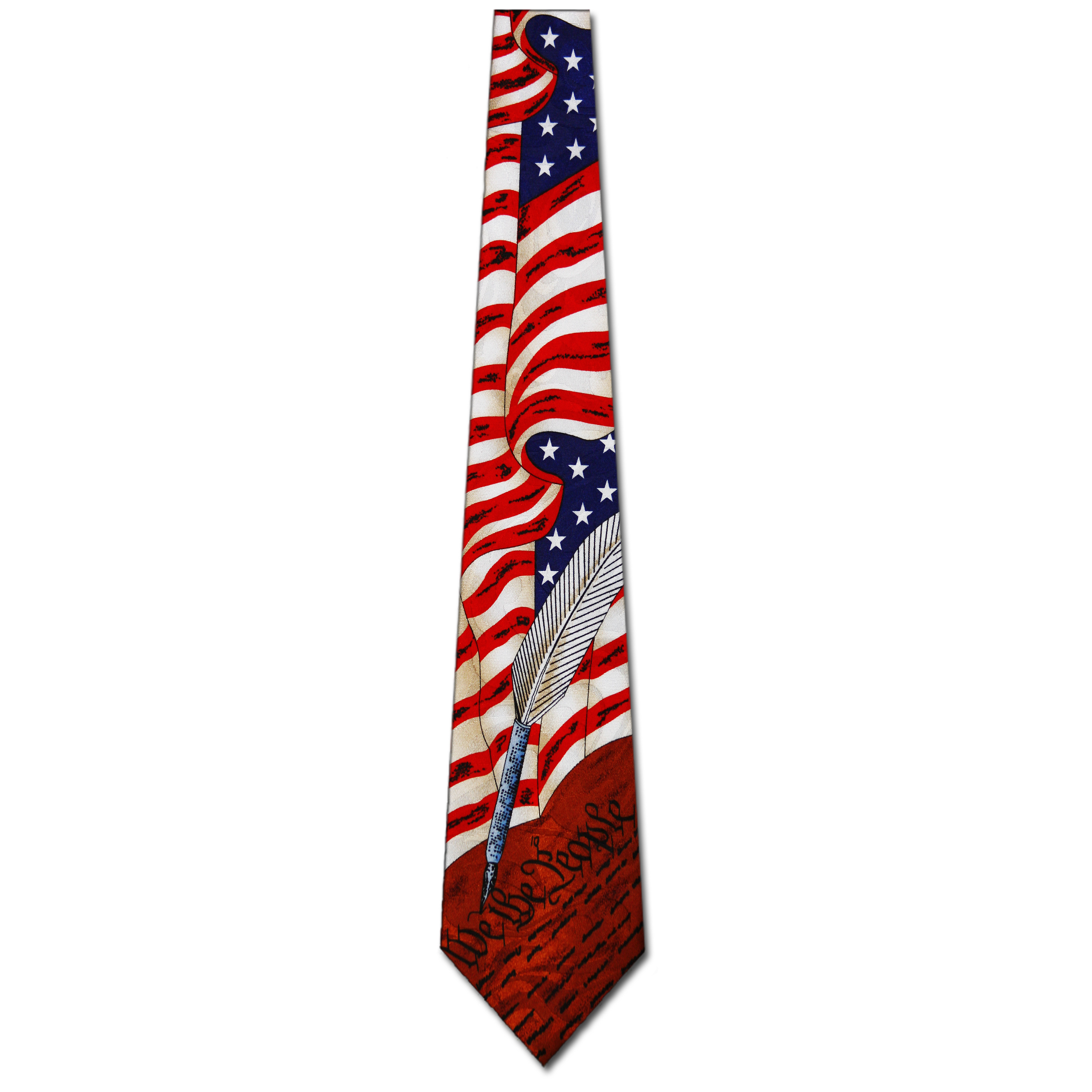 1329-100: Constitution Ties with Flag Neckties by Steven Harris at Abcties.com