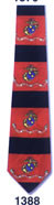 1388-100: Marines Logo Stripe Ties Marine Semper Fi Necktie by Steven Harris