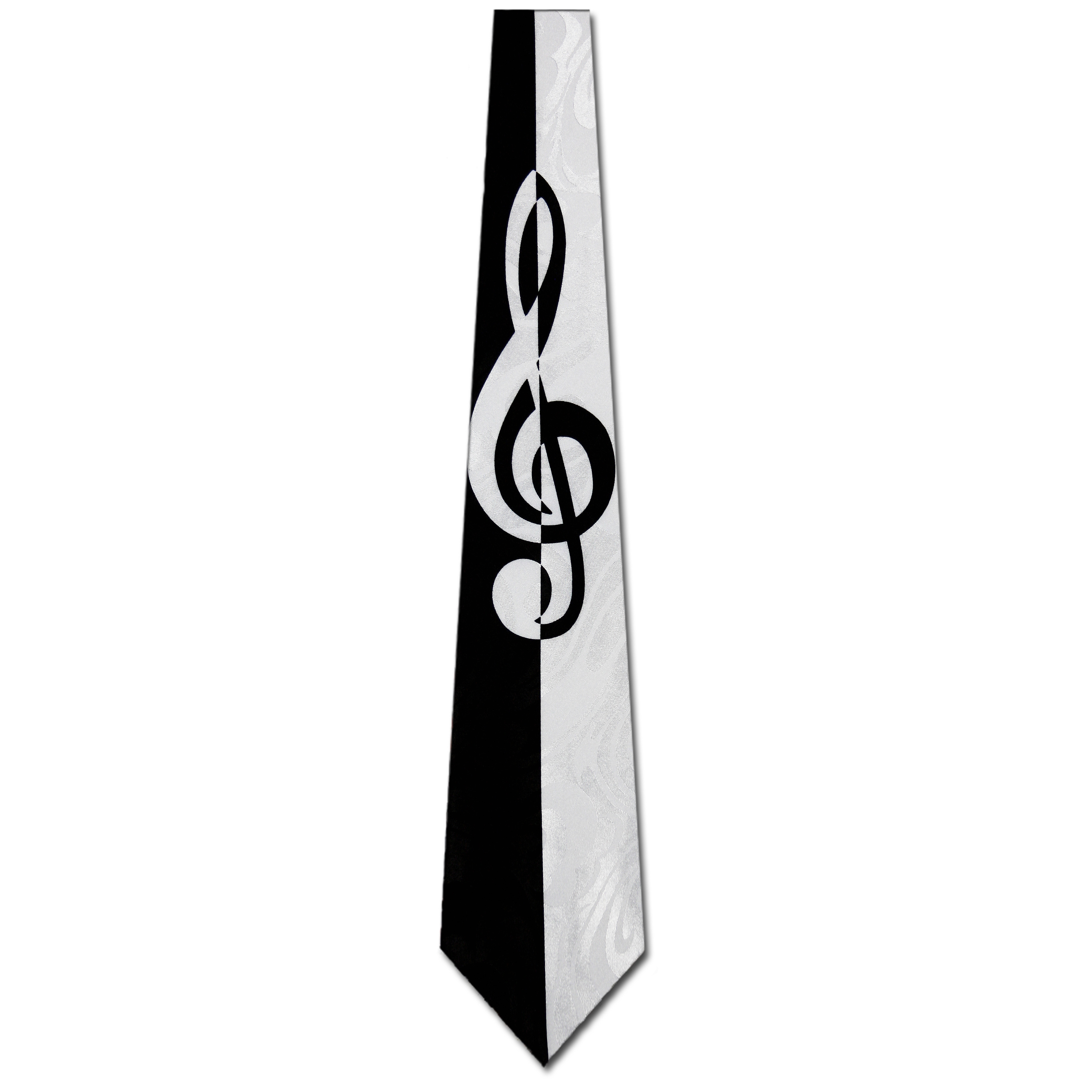 1391-100: G-Cleff Ties Black Sheet Music Notes Neckties by Steven Harris at Abcties.com