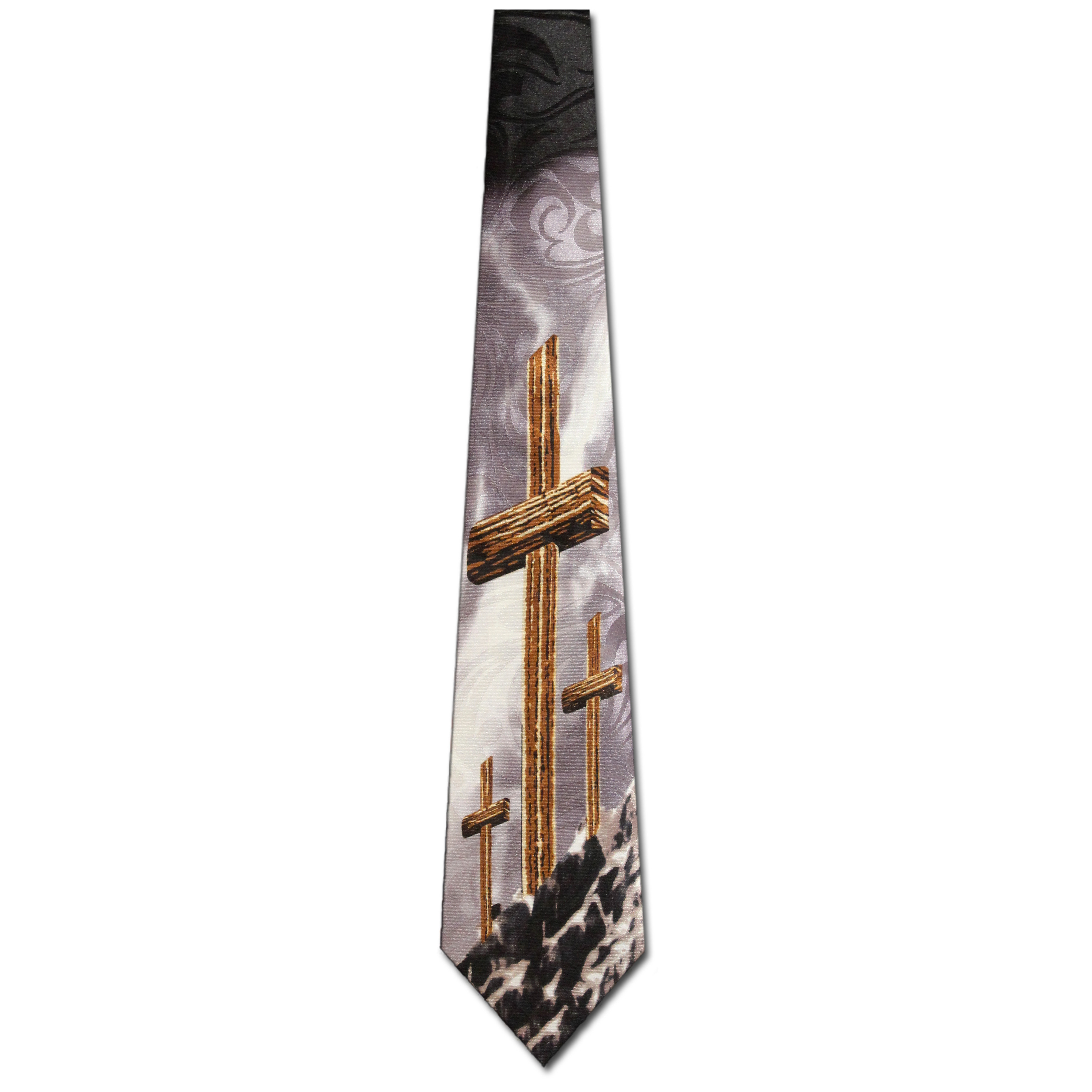 1410-100: Christian Cross Neckties Hillside Religious Ties by Steven Harris at Abcties.com