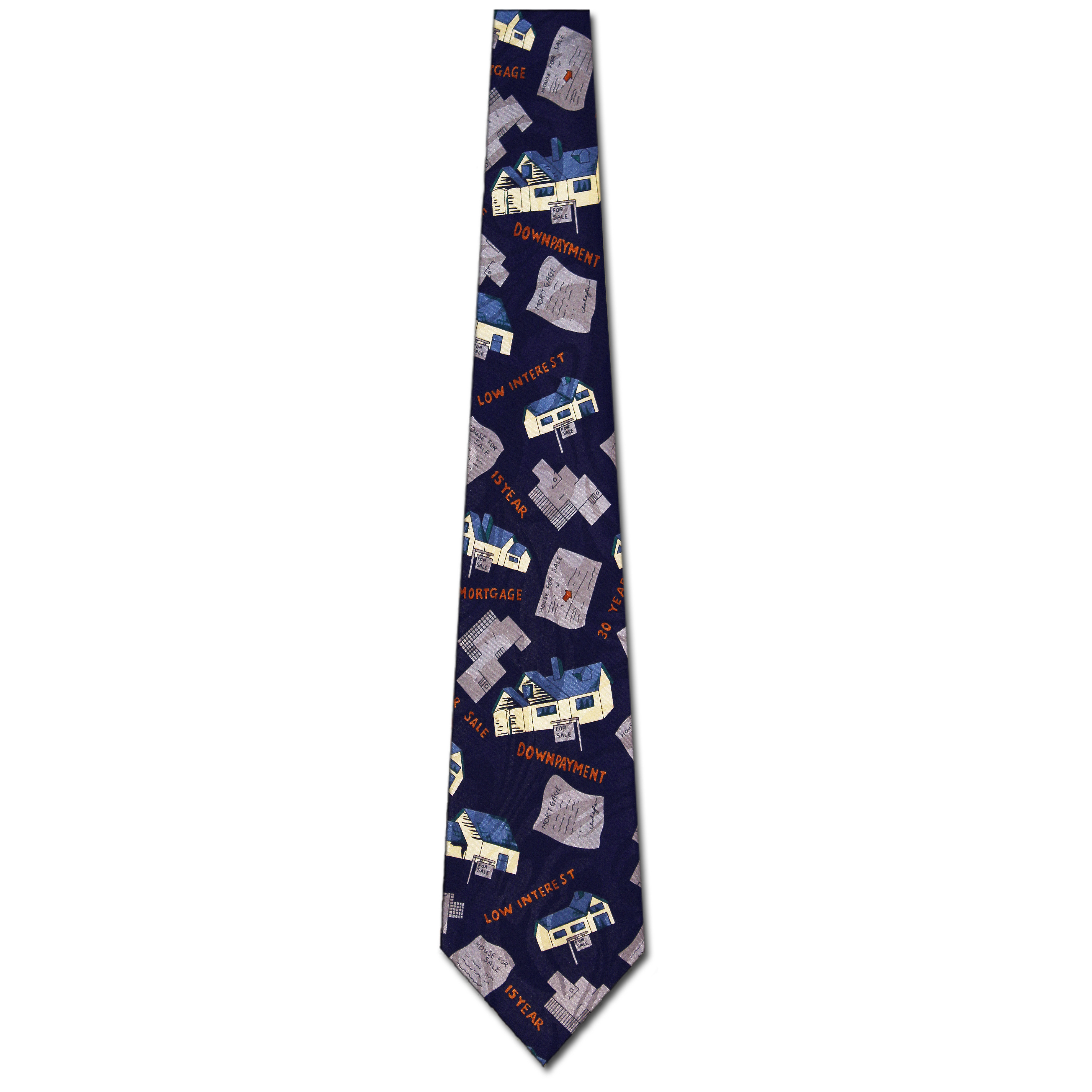 143-104: Realtor TIes Real Estate Neckties Navy by Steven Harris at Abcties.com