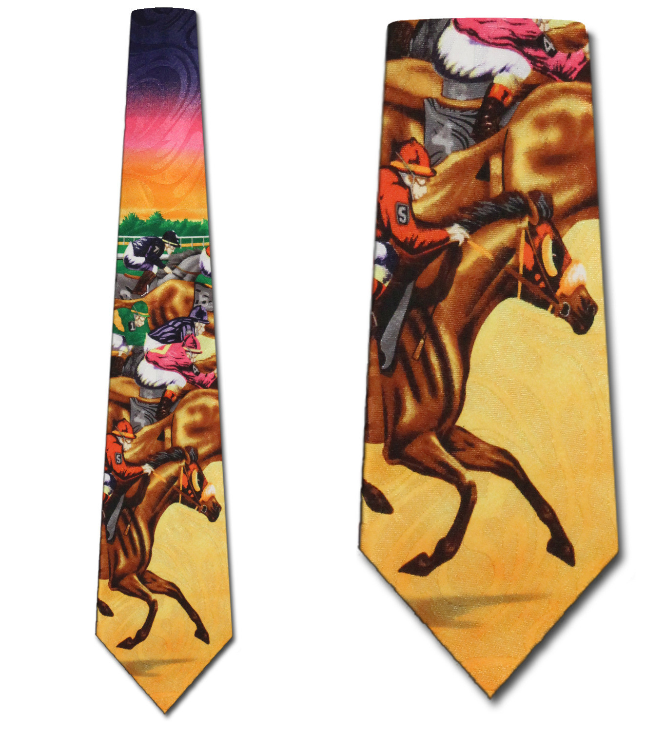 1432-100: Kentucky Derby Ties Horse Racing Neckties by Steven Harris