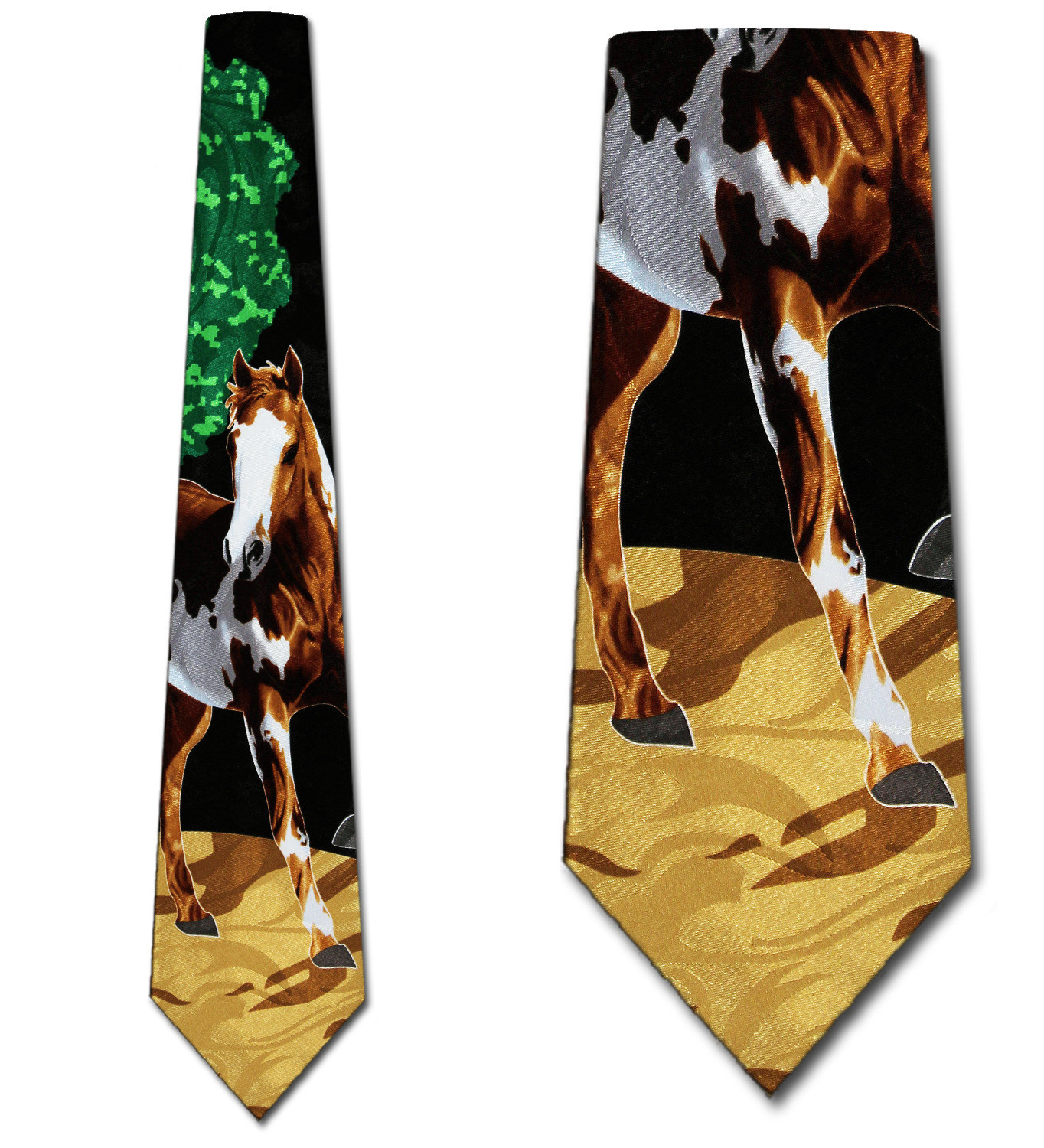 1433-100: Horse Ties Equestrian Neckties by Steven Harris