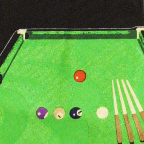 1448-100: Pool Table Ties Billiard Neckties Black by Steven Harris