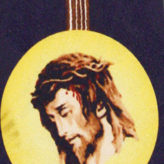 1467-102: Jesus Neckties Religious Crosses Tie Navy by Steven Harris at Abcties.com