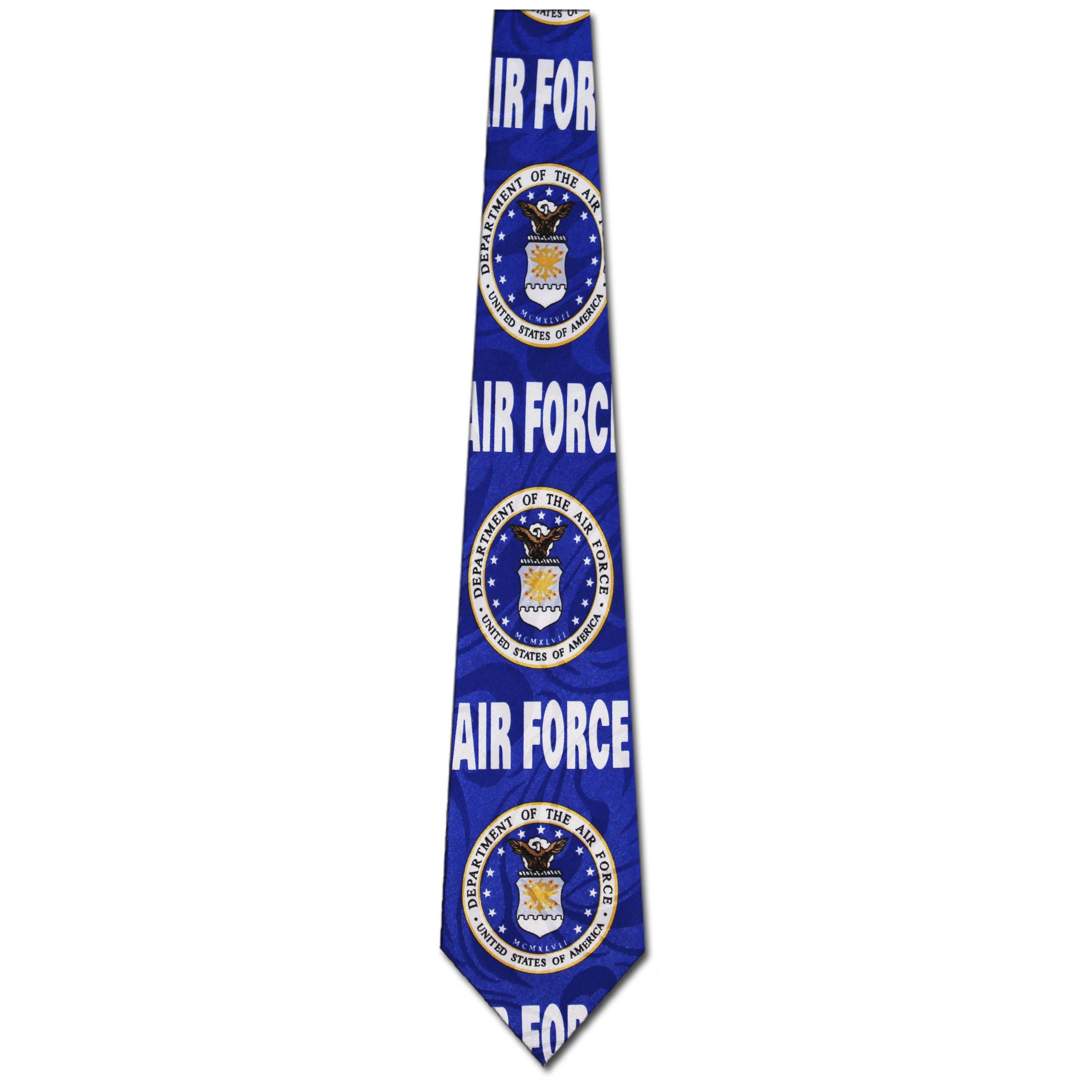 1528-100: Large Logo Air Force Ties Military Neckties by Steven Harris at Abcties.com