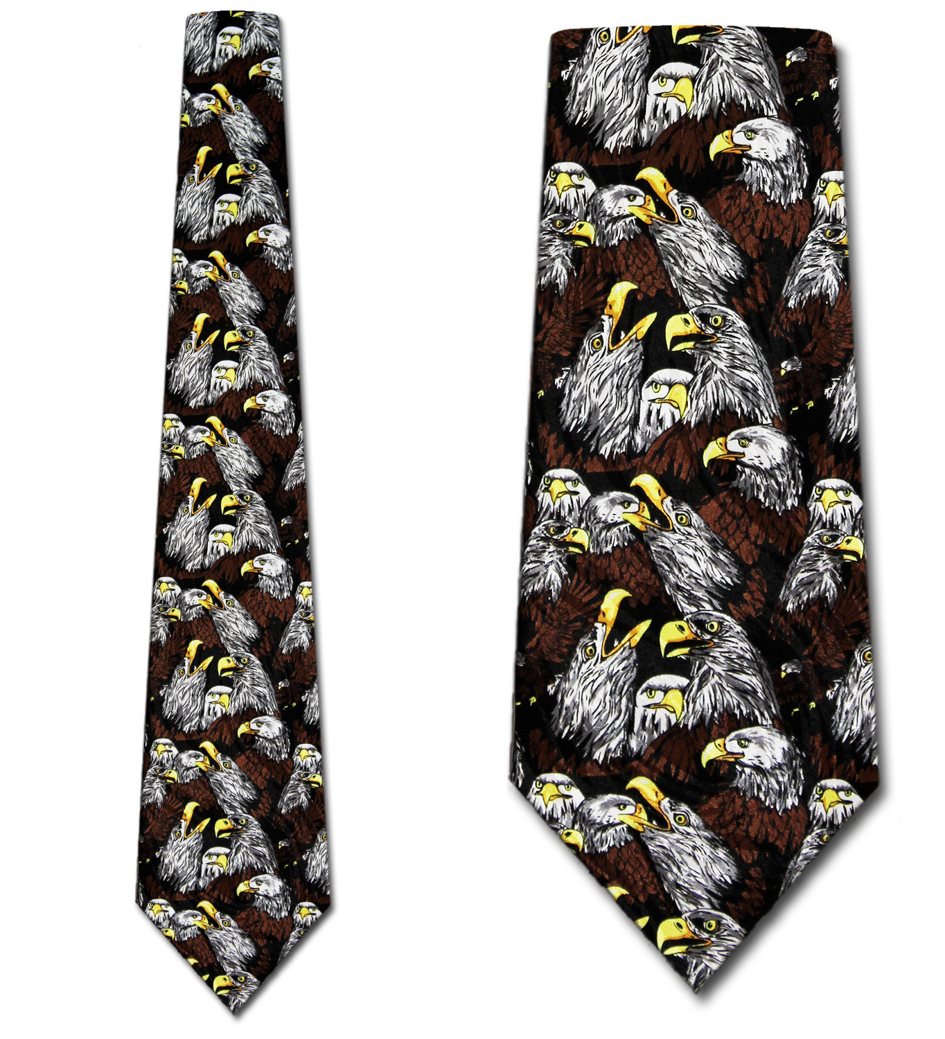 1611-1809: Bald Eagle Ties Eagles Allover Necktie by Steven Harris