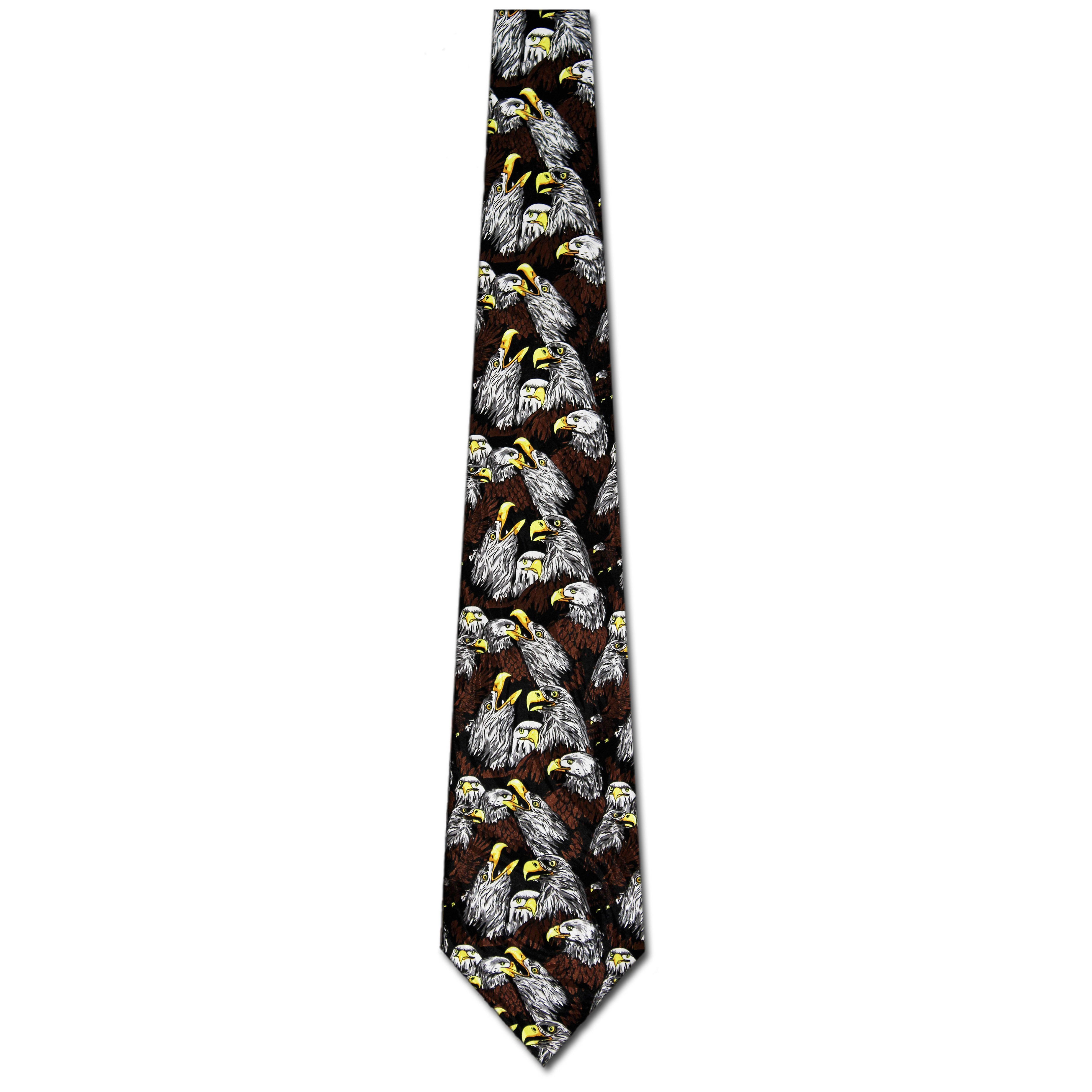 1611-1809: Bald Eagle Ties Eagles Allover Necktie by Steven Harris at Abcties.com