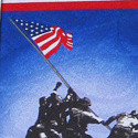 1623-102: US Flag Ties Iwo Jima Monument Neckties by Steven Harris