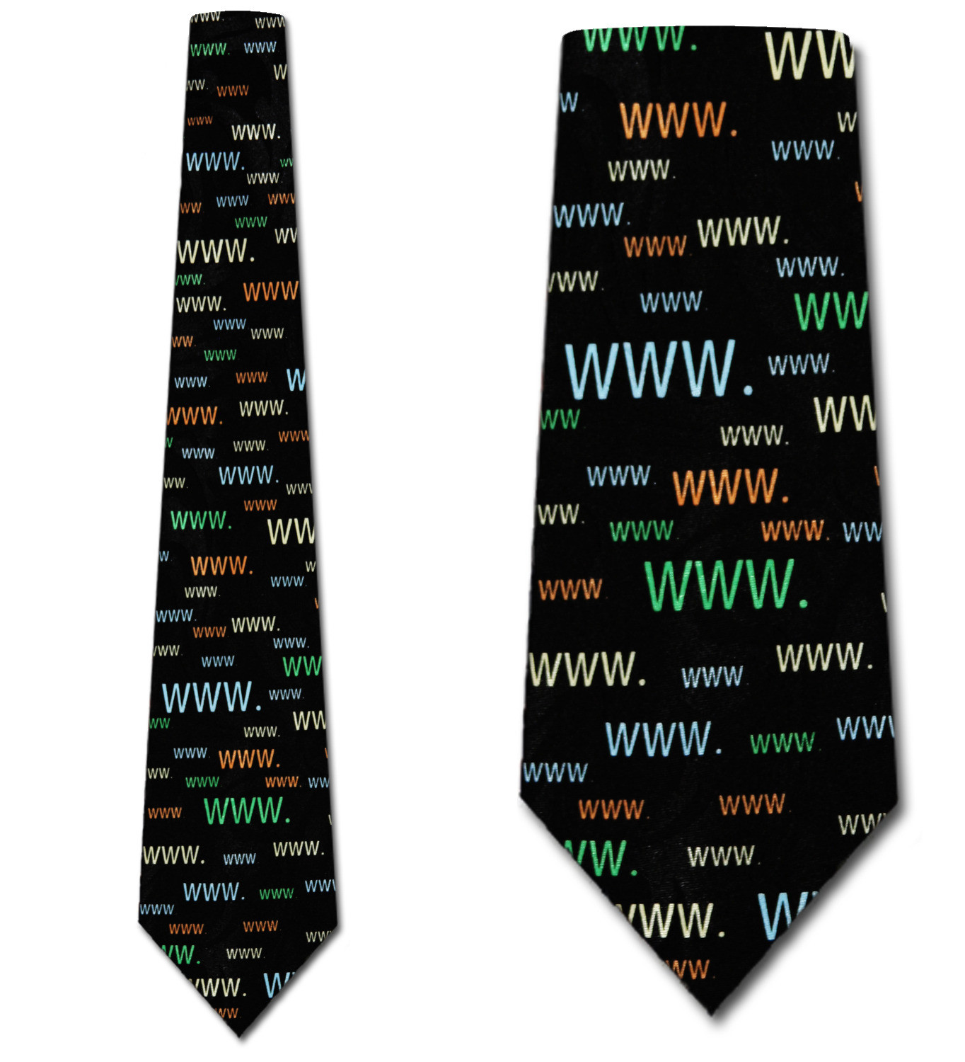 1665-100: World Wide Web Ties Computer Neckties by Steven Harris