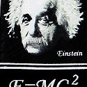 1667-100: Einstein Ties Black Science Neckties by Steven Harris