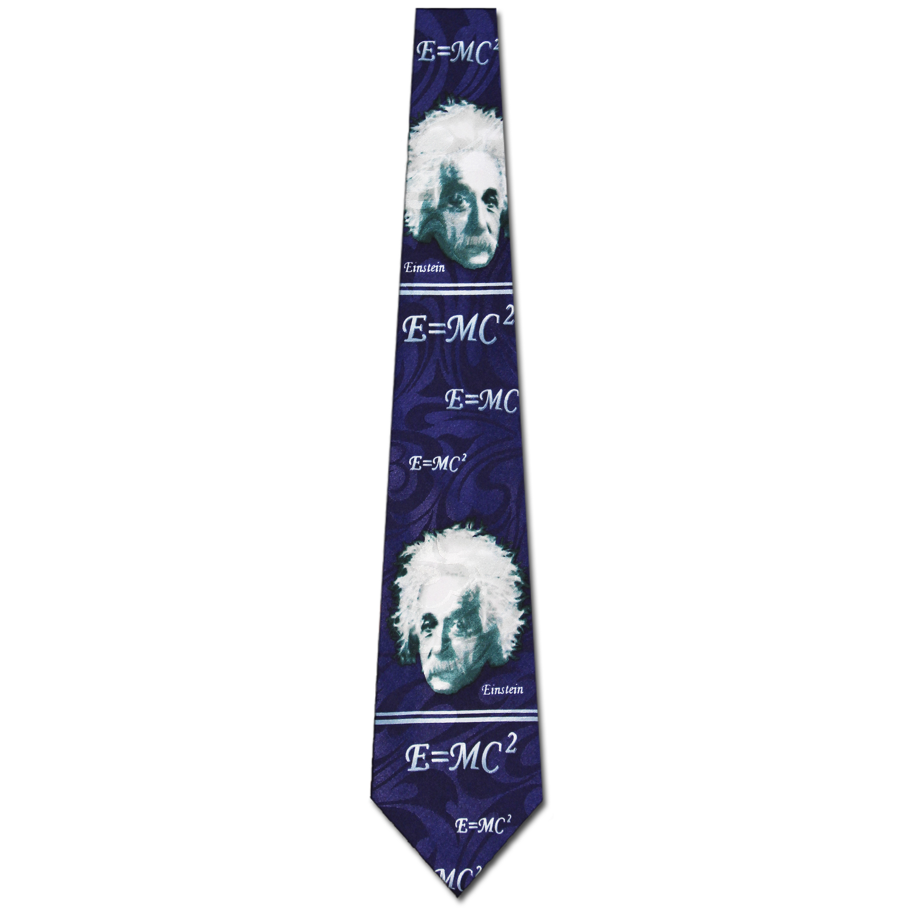 1667-102: Einstein Ties Navy Science Neckties by Steven Harris at Abcties.com