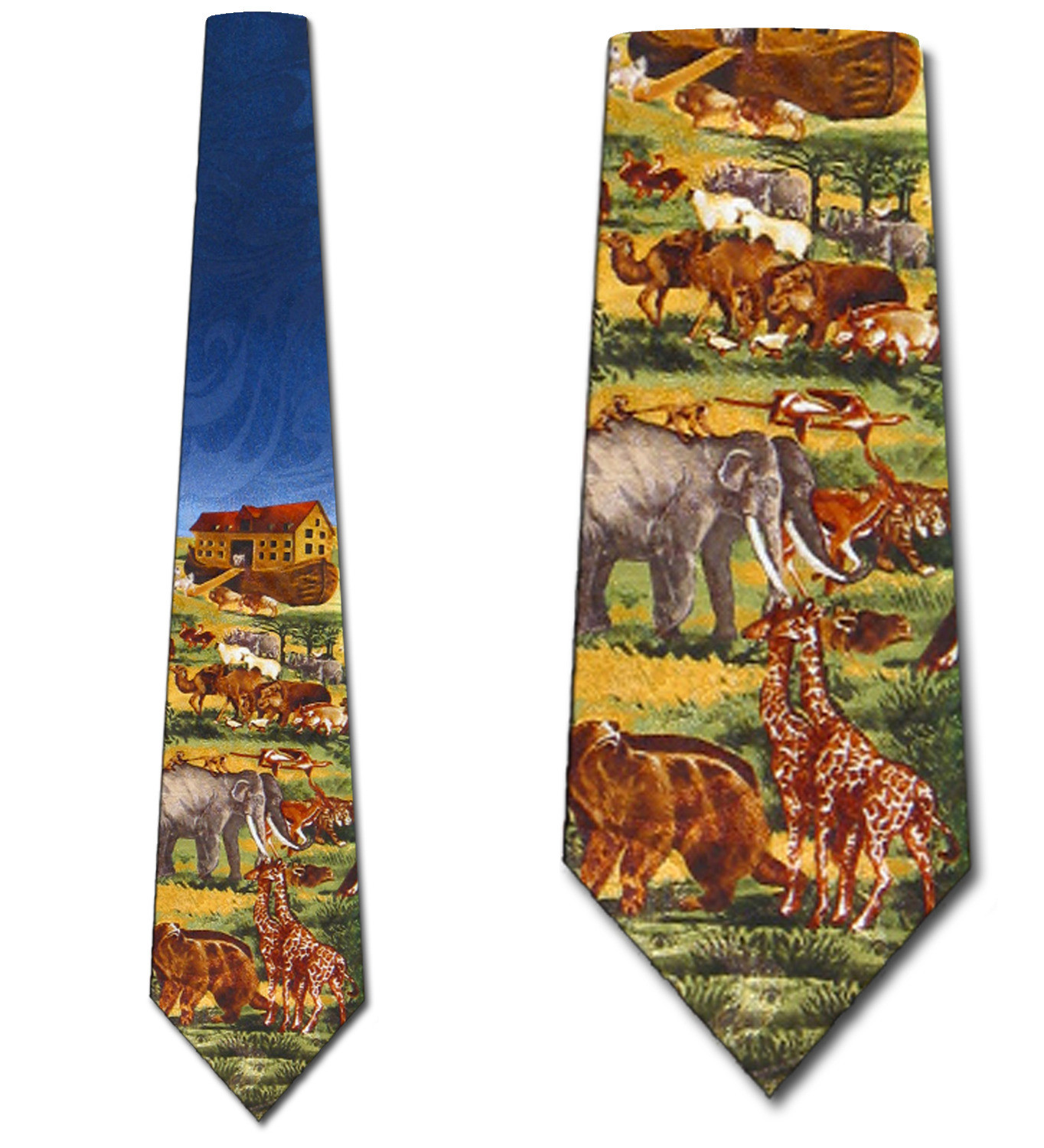 1673-100: Noahs Ark Ties Bible Neckties by Steven Harris