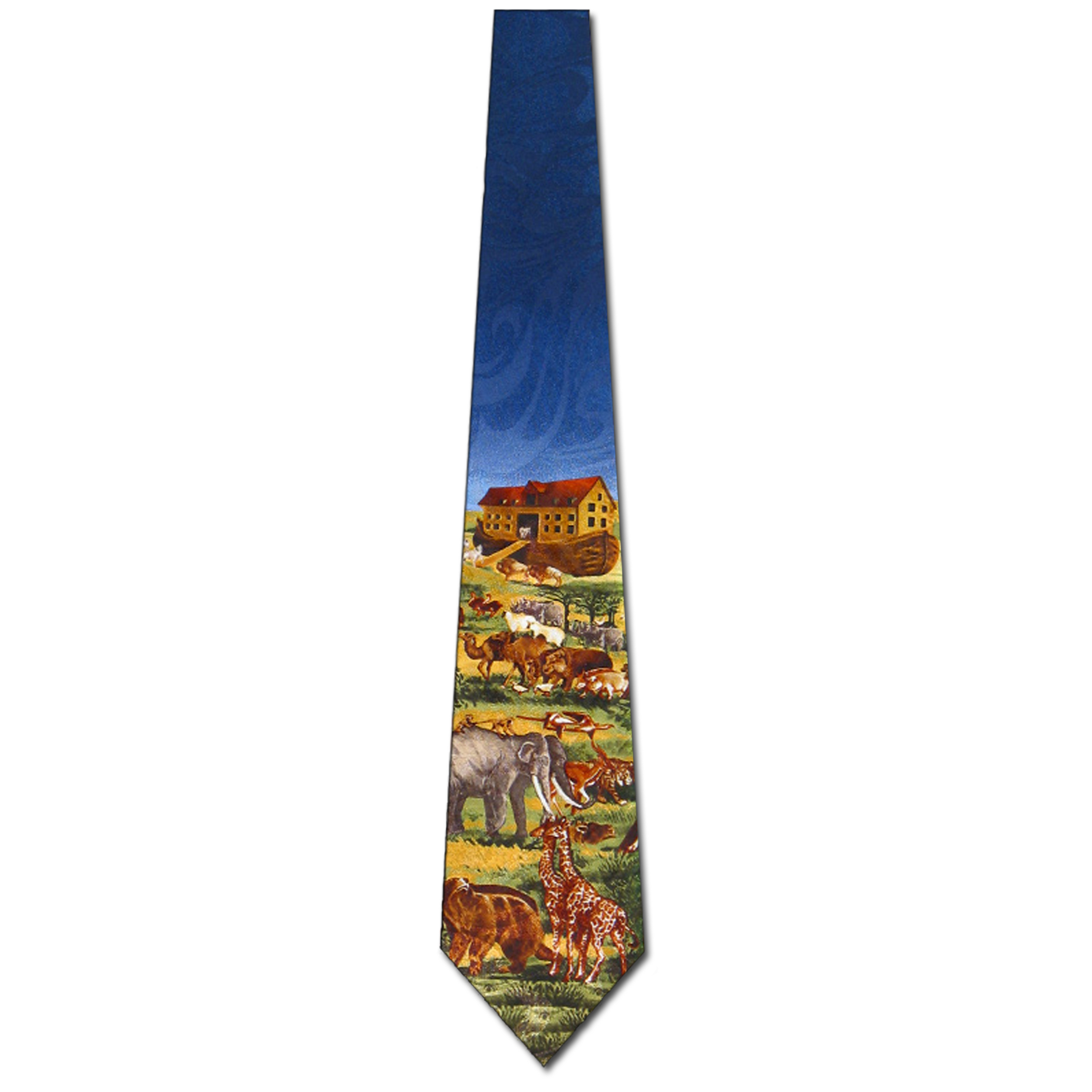 1673-100: Noahs Ark Ties Bible Neckties by Steven Harris at Abcties.com
