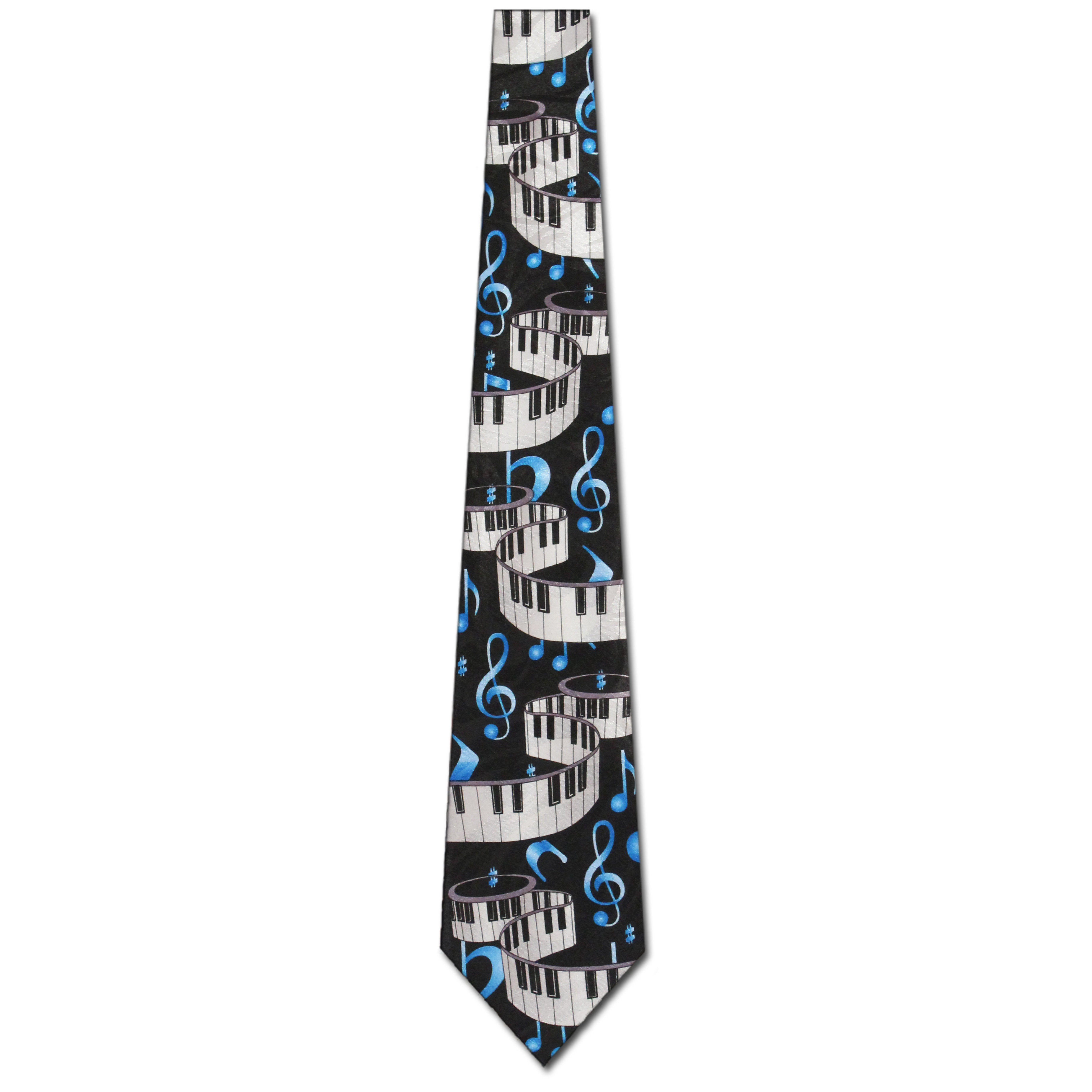 1685-100: Keyboard Ties Music Notes Piano Neckties by Steven Harris at Abcties.com
