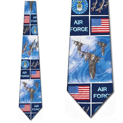 1710-100: Air Force Ties Collage Military Neckties by Steven Harris