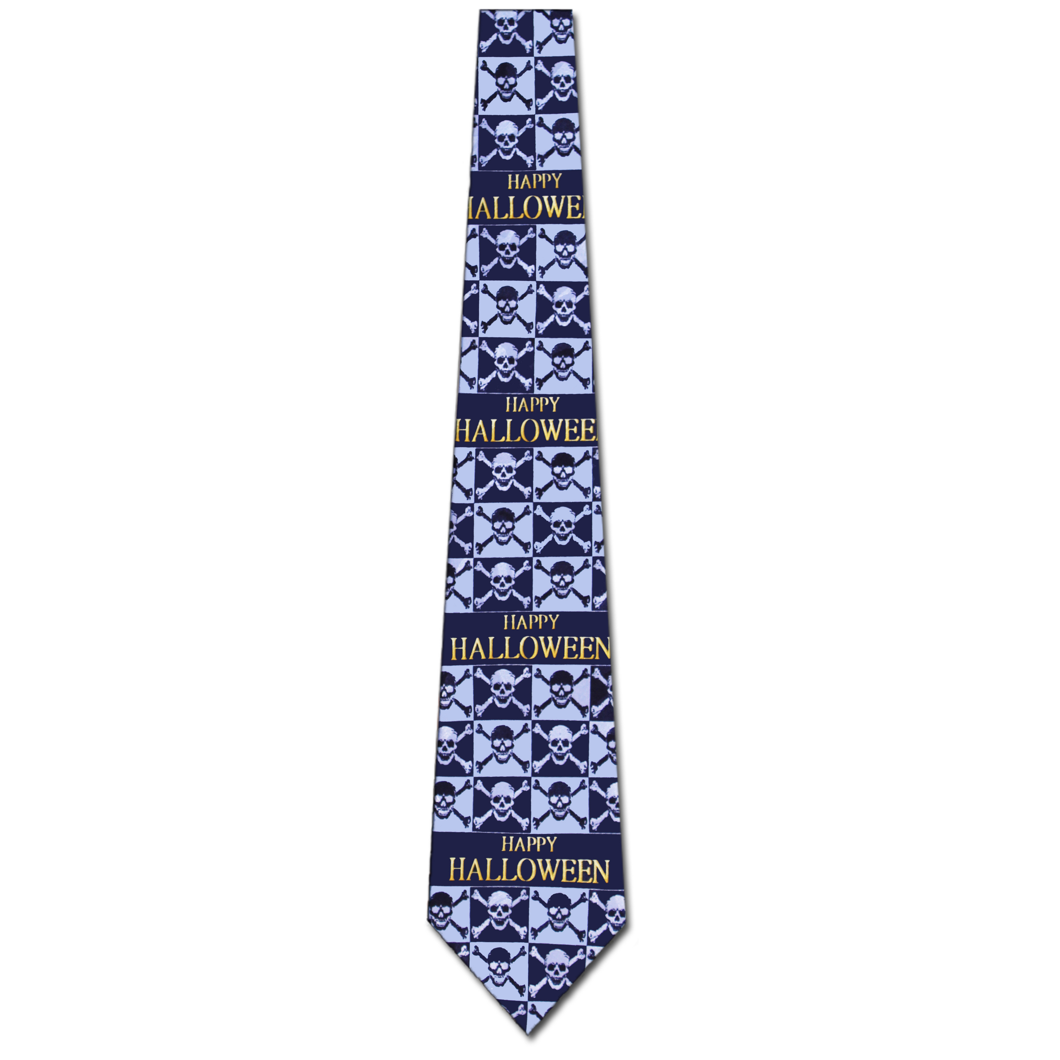 1737-102: Skull Ties Crossbones Neckties Navy by Steven Harris at Abcties.com