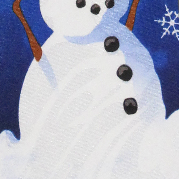 1790-102: Big Snowmen Ties Snow Winter Neckties Navy by Steven Harris