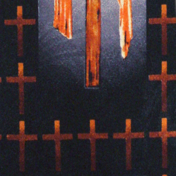1793-100: Crosses Tie Black Palm Sunday Neckties Religious by Steven Harris at Abcties.com