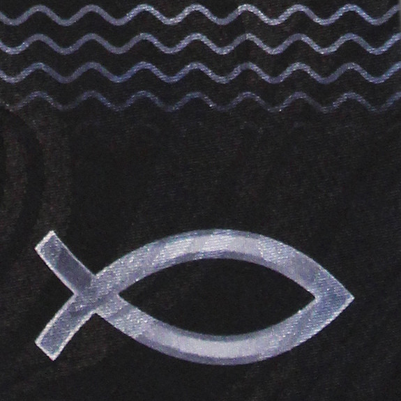 1804-0606: Religious Fish Ties Jesus Neckties by Steven Harris