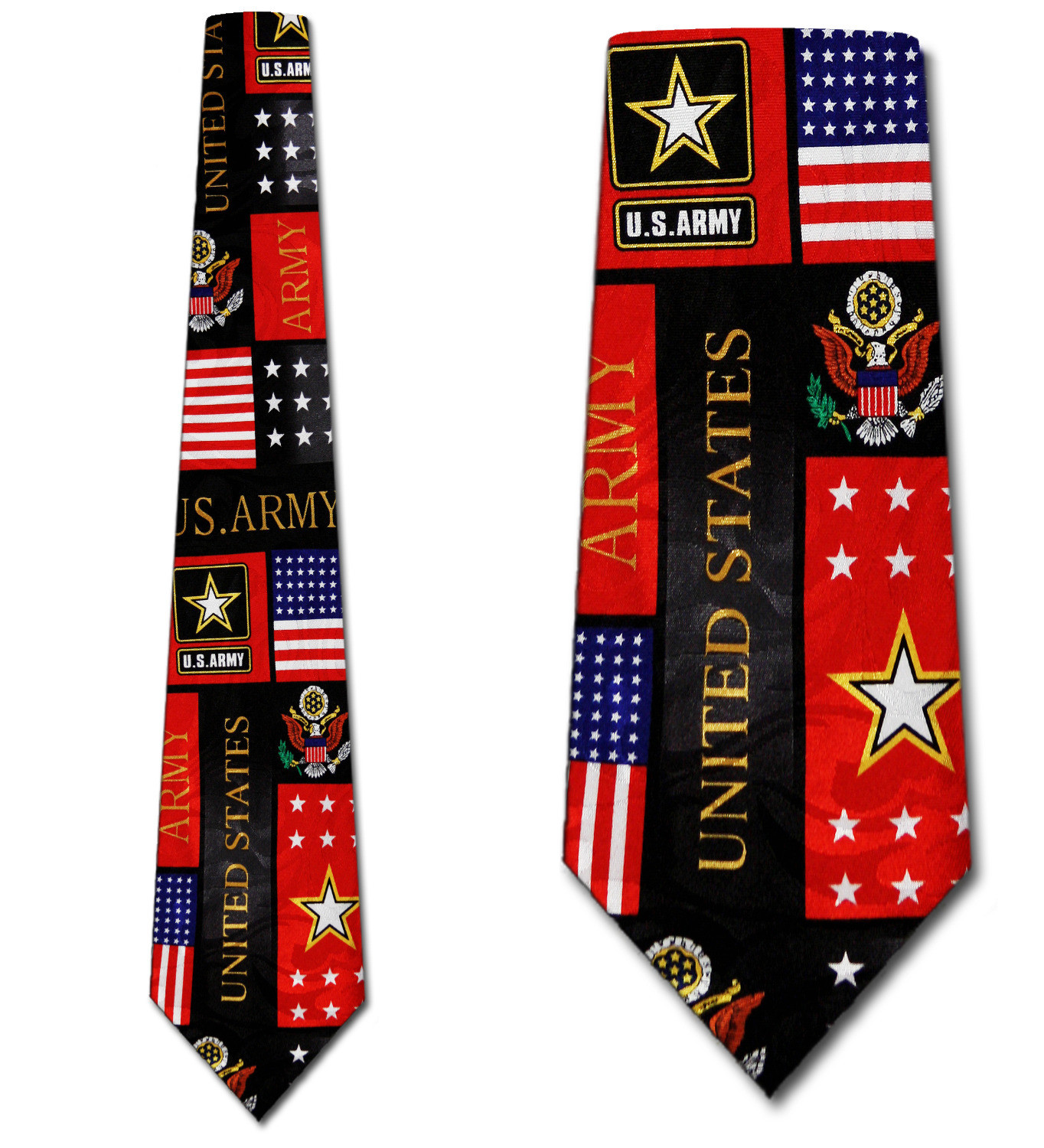 1805-100: US Army Block Ties Military Neckties by Steven Harris