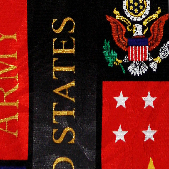 1805-100: US Army Block Ties Military Neckties by Steven Harris