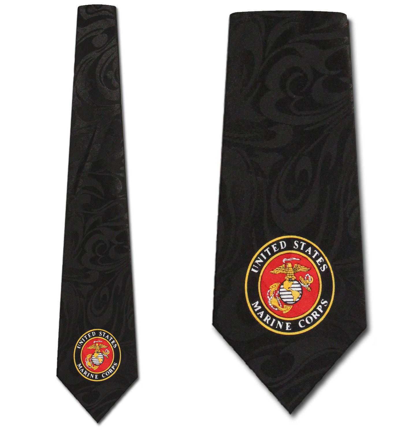 1807-100: Marines Tie Logo Semper Fi Neckties by Steven Harris