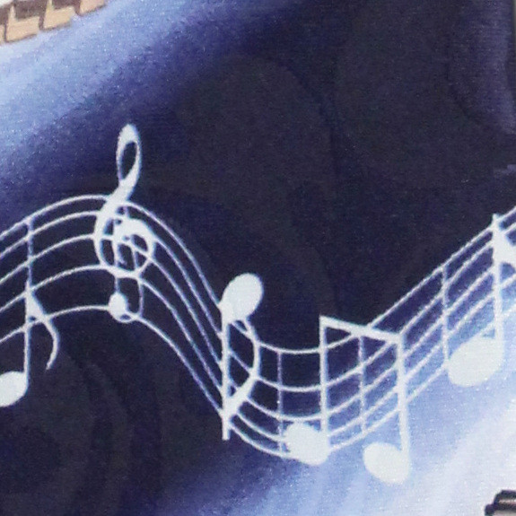 1821-100: Diagonal Piano Keys Tie Music Notes Keyboard Neckties by Steven Harris