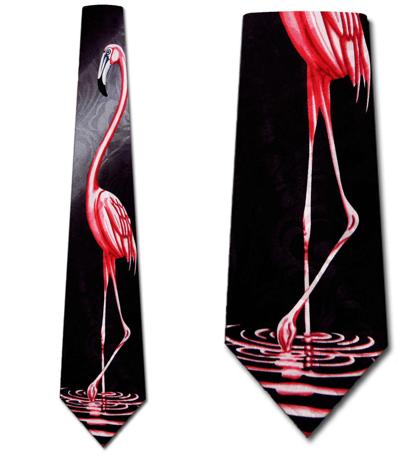 1835-100: Flamingo Ties Bird Neckties by Steven Harris