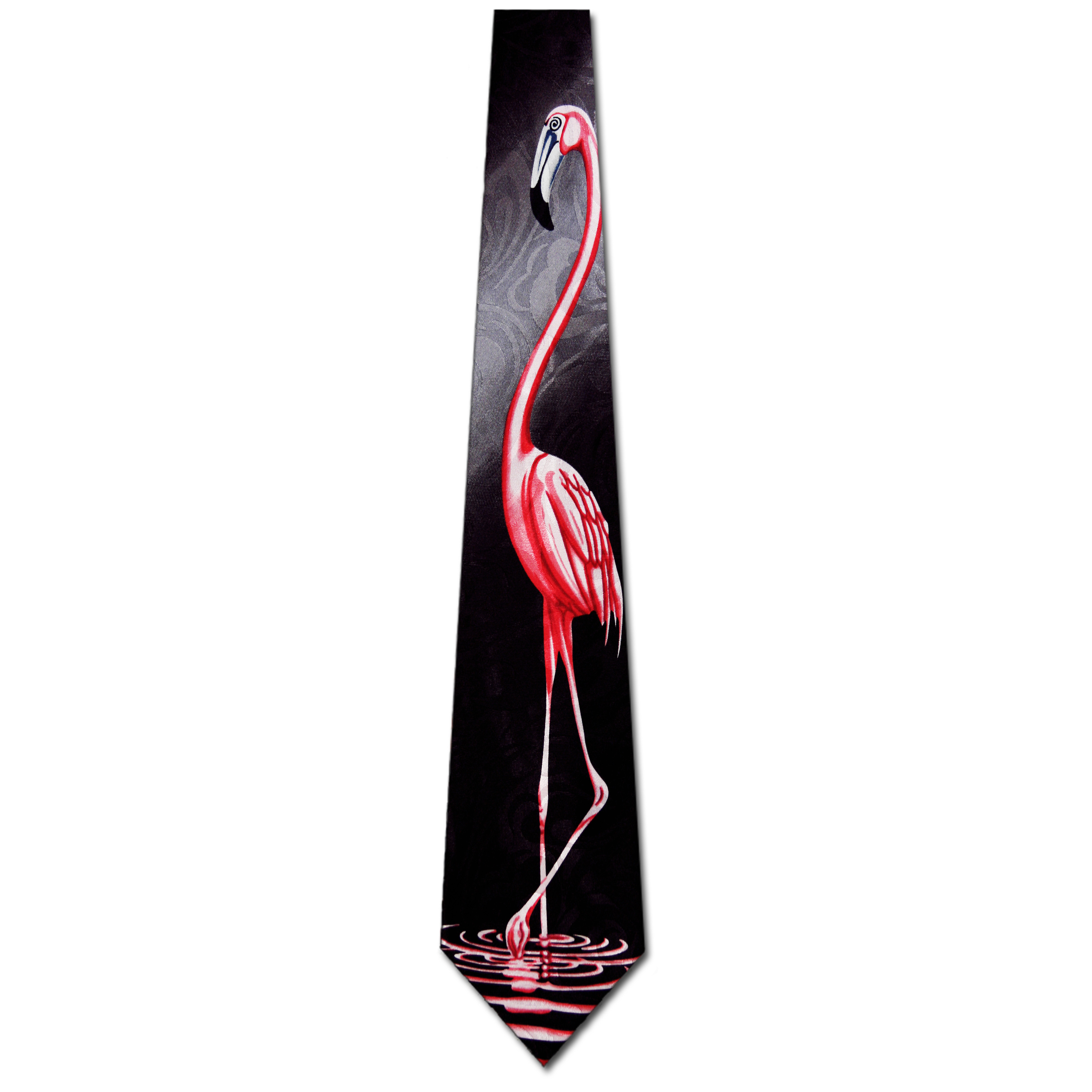 1835-100: Flamingo Ties Bird Neckties by Steven Harris at Abcties.com