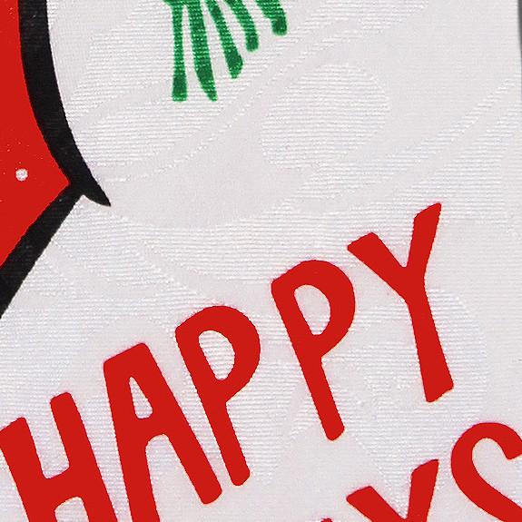 1836-100: Snowman Ties Happy Holidays Neckties Red by Steven Harris