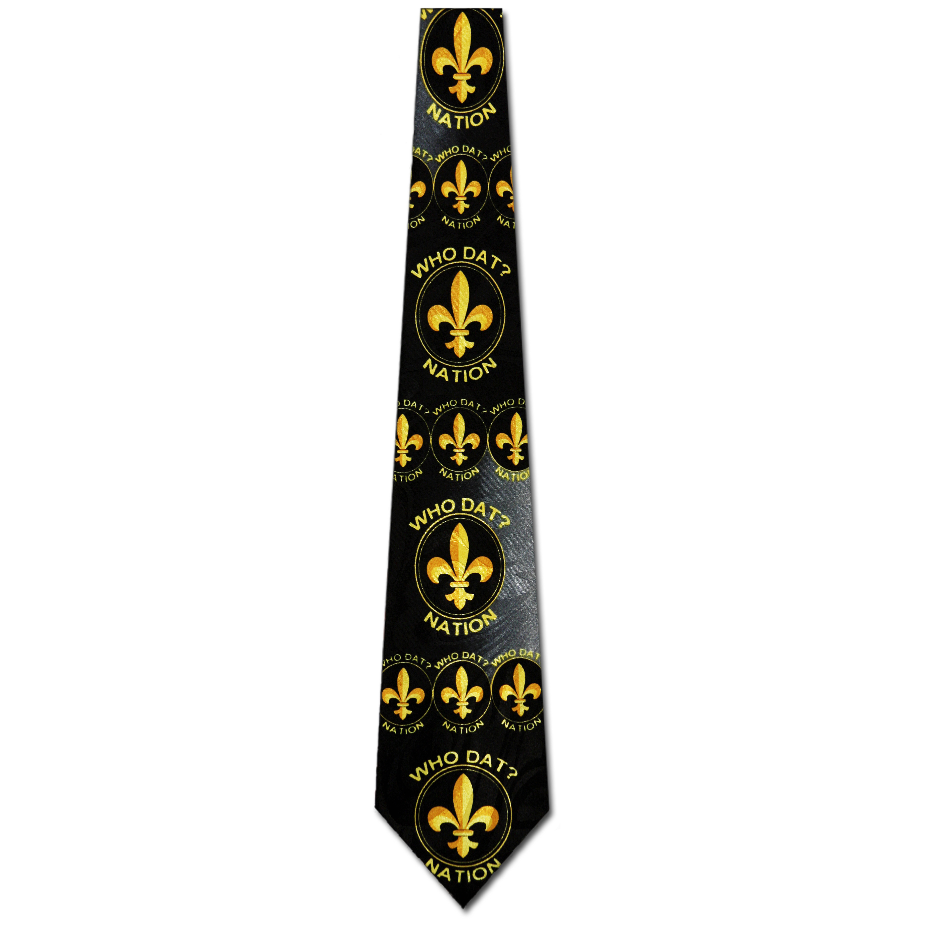 1909-100: Who Dat Nation Neckties New Orleans Fleur De Lis Ties by Steven Harris at Abcties.com
