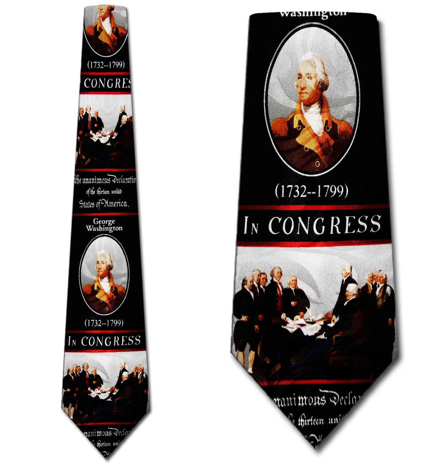 1917-100: Declaration Ties Independence Neckties by Steven Harris