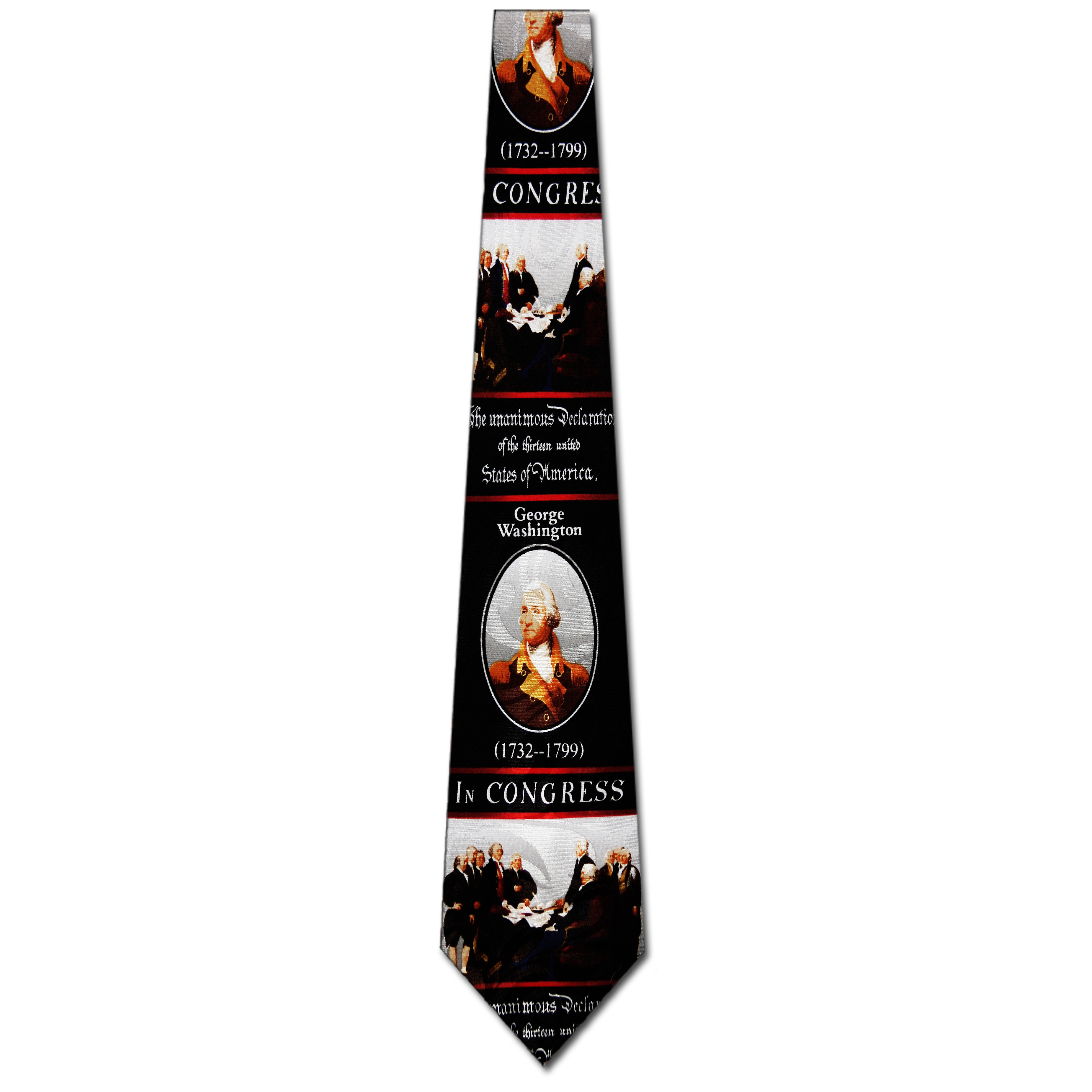 1917-100: Declaration Ties Independence Neckties by Steven Harris at Abcties.com