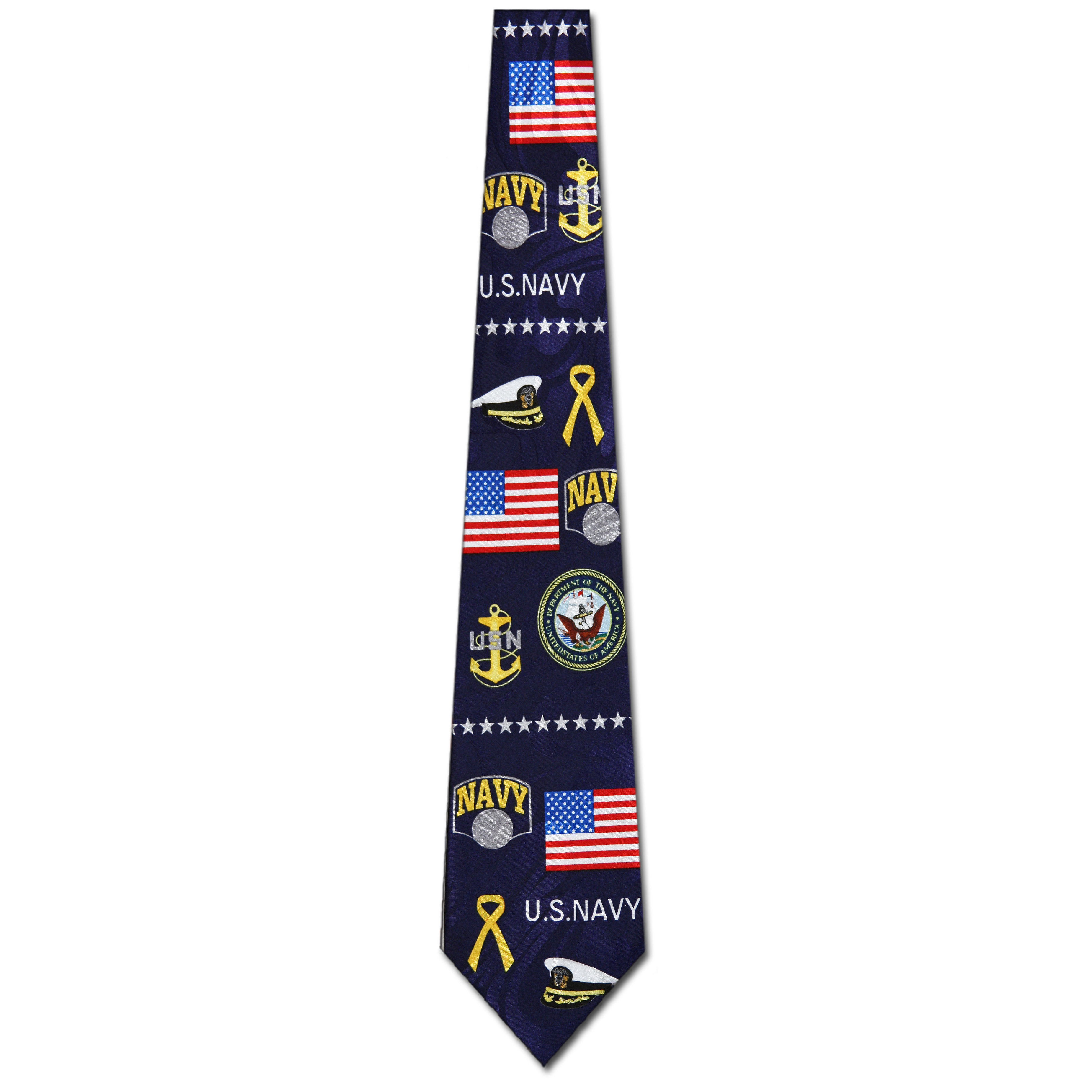 1932-100: US Navy Collage Tie Military Neckties by Steven Harris at Abcties.com